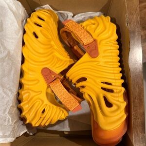 Kids Vibrant Yellow Slip-On Shoes